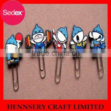 Smile Face PVC Bookmark and Mickey Funny Animal Shape Paper Clips photo-2