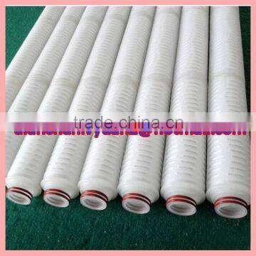 40 inch folded filter for housing/various material pleated cartridge filter