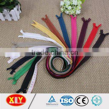 high end custom length nylon invisible zipper, conceal dresses zipper