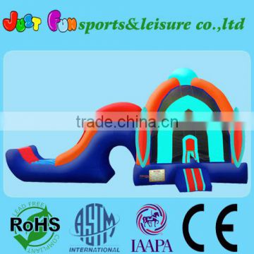 colorful inflatable sliding castle, new design inflatable sliding combo