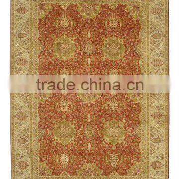 9124,Beige/Rust Haji Jalili carpets made with 100% woolen