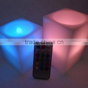 battery operated candles square candle light LED bulbs