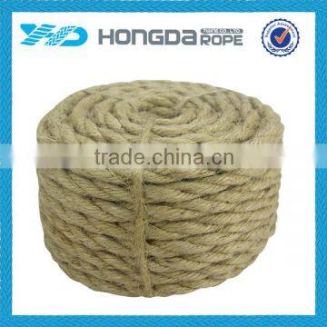 12mm natural twisted jute rope Marine rope