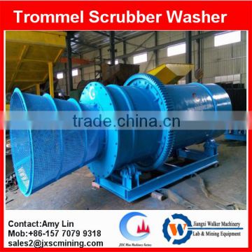 clay washing trommel scrubber, mineral washing machine from JXSC