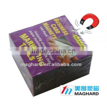 China supplier wholesale custom Magnetic Name Card Shrink Packing for business gift