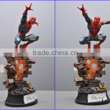 resin spider man figurine ,hot movie character decoration