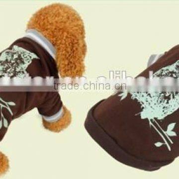 Dog Coat With Owl Print Glow in Dark 2015 New Design