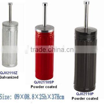 Round Shape Galvanized Toilet Brush Set photo-3