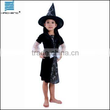 Halloween girls classic spider witch costumes