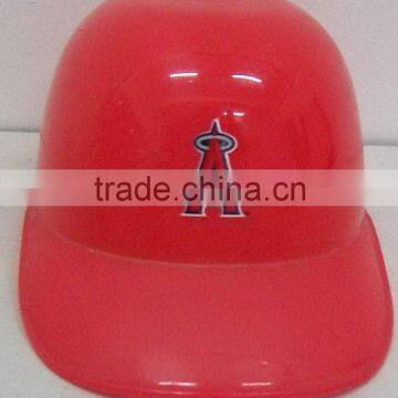 Plastic baseball helmet icecream holder red