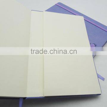 A5 Purple Thermo pu Embossed Logo Diary Note Book photo-4