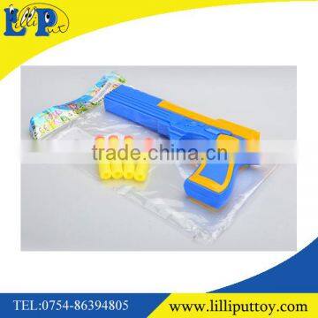 Plastic soft bullet shooting toy guns for kid