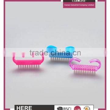 Small oxhorn shape nail brush for clean