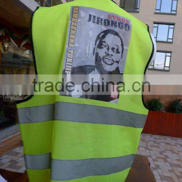 Printing Safety Vest Green Reflective Traffic Vest Emergency Reflective Vest photo-3