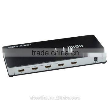 OEM UHD 2160P 4K 4-port Hdmi Splitter 1x4/ Black