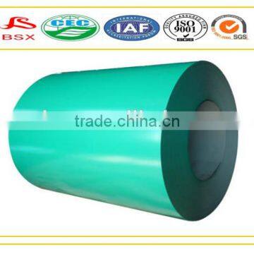 1.8mm*1250mm prepaintede/color coated steel coil/ppgi color coated galvanized steel coil