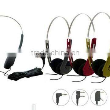 Wired Cheap Headsets For bus /train/airline