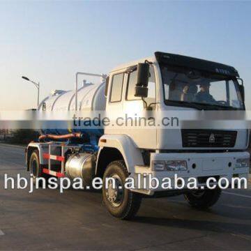 new model howo 10000L vacuum sewage suction truck for sale