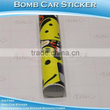 Supreme Car Wrap Design 1.52x30m Sticker Bomb Vehicle Vinyl Wrap photo-5