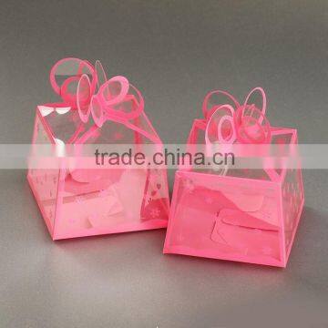 New design customized pp box with cut handle