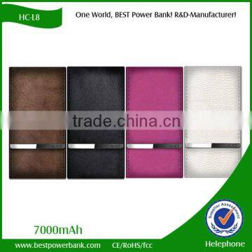 2016 Outdoor Leather Power Bank Battery Charger for Mobile photo-6