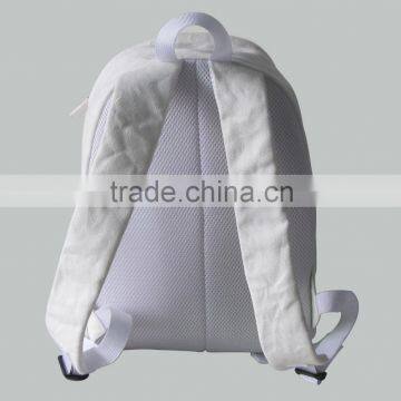 china supplier online shopping polyester backpack , white canvas backpack taobao