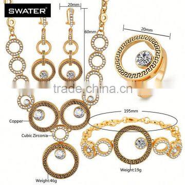 2016 Brand New Circles Jewelry Sets Dubai Custom Jewelry Set photo-6