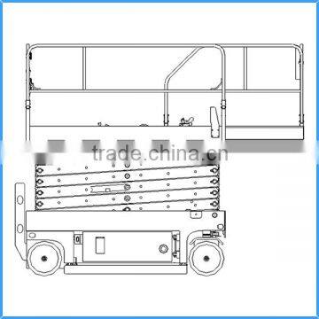 12M Hydraulic Scissor Lift/self Propelled Scissor Lift