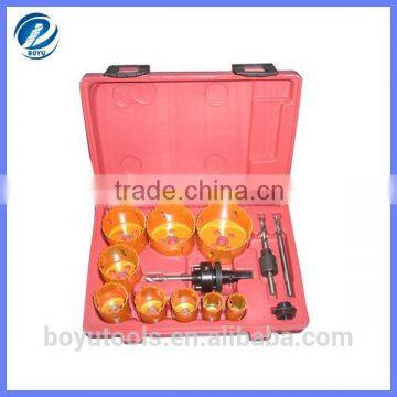 13PC HSS M3 Bi-metal Hole Saw Set In Blow Case