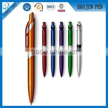 2016 hot selling colourful promotional plastic pen, plastic pen