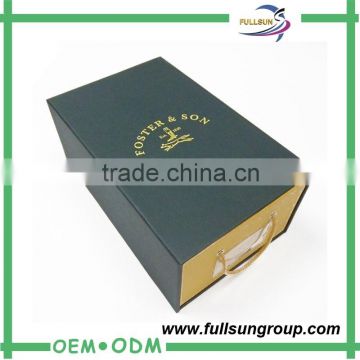 China OEM template plain blank shoe box