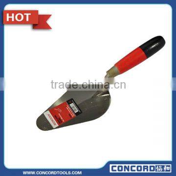 5'' carbon steel blade Bricklaying Trowel with natural color Wooden Handle Metal End Cap