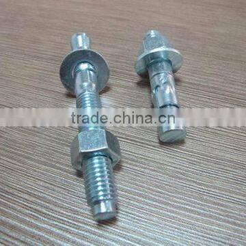 Ningbo hardware fastener supply stainless steel hilti wedge anchor zinc plated China manufacturers&importers