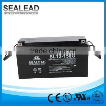 Long Life 12V 150AH Gel Battery for solar power systems