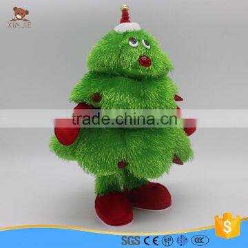 custom plush material singing and dancing christmas tree                        
                                                                                Supplier's Choice