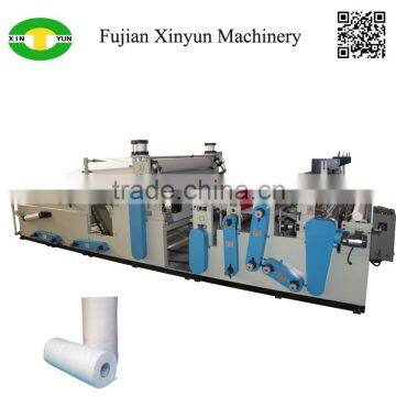 Full automatic kitchen towel paper trimming sealing machine