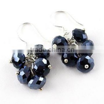 Fashion AB Black Crystal Earring