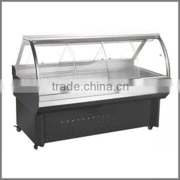 supermarket Curved glass deli&fresh refrigerator display