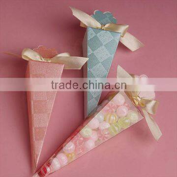 Customized foldable sweet wedding candy box