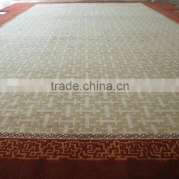 Solid colour carpet handmade area acrylic carpet for living room rug