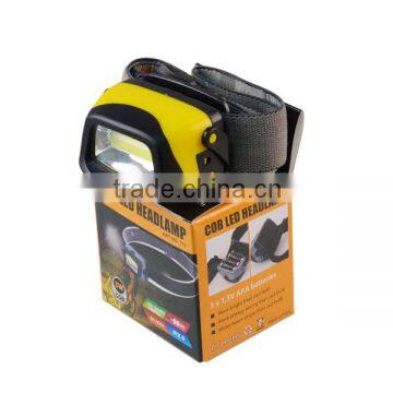 Battery Powered Ultra Bright 3W COB LED Headlamp photo-6