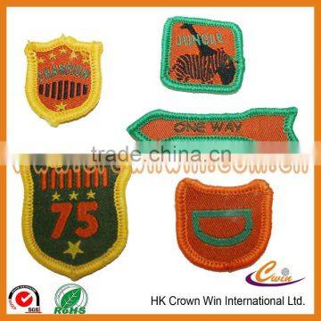 Fabric polyester woven patch/tag for garment