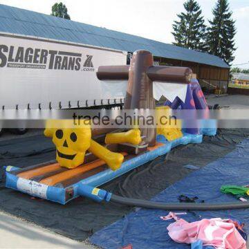 inflatable water pool obstacle course for sports game