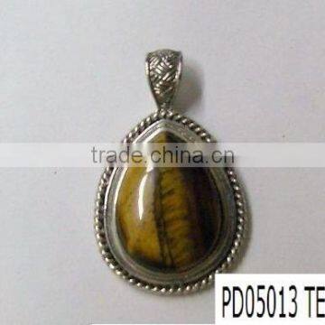 SGJGEMS PD05013TE Sterling Sliver Brown Parts to Make Jewelry