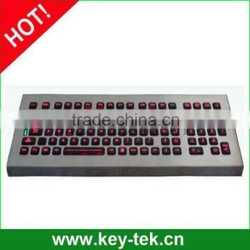 Stainless steel industrial military corrosion resistance keyboard with keypad