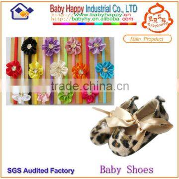 leopard newborn baby shoes footwear