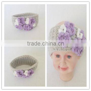 baby crochet headband pattern with flower headwarp ear warmer