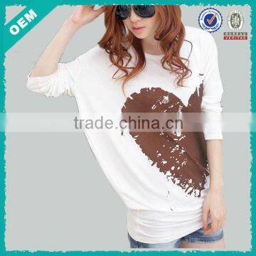 Costume manufacturer China, cotton batwing-sleeved blouse wholesale, trendy clothing