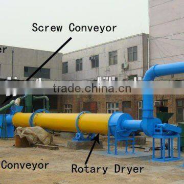 High quality wood chips drum dryer machine