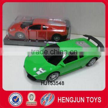 friction car toys plastic inertia car of two color